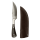 elTORO Corno dacciaio - Damasco - Coltello da caccia - 10cm - fodero in pelle incluso
