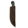 elTORO Corno dacciaio - Damasco - Coltello da caccia - 10cm - fodero in pelle incluso