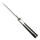 elTORO Corno dacciaio - Damasco - Coltello da caccia - 10cm - fodero in pelle incluso