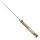 elTORO Doppio osso dottone - Damasco - Coltello da caccia - 13 cm - fodero in pelle incluso