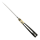 elTORO Corno dottone - Damasco - Coltello da caccia - 12,5 cm - fodero in pelle incluso