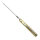 elTORO Brass Bone - Damasco - Coltello da caccia - 12 cm - fodero in pelle incluso