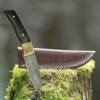 elTORO Corno dottone - Damasco - Coltello da caccia - 11...