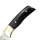 elTORO Corno dottone - Damasco - Coltello da caccia - 11 cm - fodero in pelle incluso