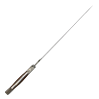 elTORO Machete - acciaio damasco - 28 cm - fodero in pelle incluso