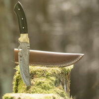 elTORO Corno dottone - Damasco - Coltello da caccia - 17...