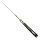 elTORO Corno dottone - Damasco - Coltello da caccia - 17 cm - fodero in pelle incluso