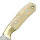 elTORO Brass Bone - Damasco - Coltello da caccia - 14 cm - fodero in pelle incluso