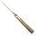 elTORO Brass Olive - Damasco - Coltello da caccia - 10 cm - fodero in pelle incluso