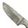 elTORO Damascus Horn - Damasco - Coltello da caccia - 9 cm - fodero in pelle incluso