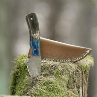 elTORO Corno di legno - Damasco - Coltello da caccia - 7...