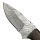 elTORO Walnut - Damasco - Coltello da caccia - 8,3 cm - fodero in pelle incluso