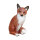 CENTER-POINT 3D Sitzender Fuchs - Made in Germany