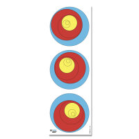 Bersaglio per lallenamento con larco - triplo - 40 cm