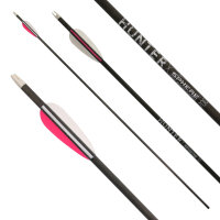 bis 20 lbs | Carbonpfeil | SPHERE Hunter X - Spine: 900 - mit Vanes | 30 Zoll