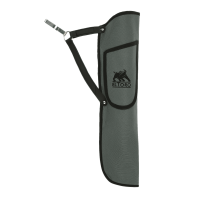 elTORO Base² - Seitenköcher mit aufgesetzter Tasche - Rechtshand | Farbe: Grau