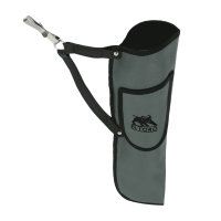 elTORO Base² - Seitenköcher mit aufgesetzter Tasche - Rechtshand | Farbe: Grau