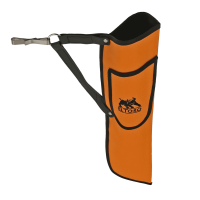 elTORO Base² - Seitenköcher mit aufgesetzter Tasche - Rechtshand | Farbe: Orange