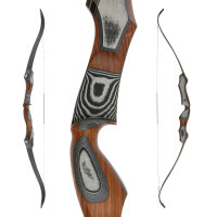JACKALOPE - Onyx - 62-68 pollici - 20-60 lbs - Arco ricurvo Take Down