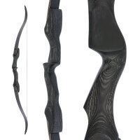 DRAKE ARCHERY ELITE Pitchblack - ILF - 58-62 pollici - 24-62 lbs - Arco ricurvo