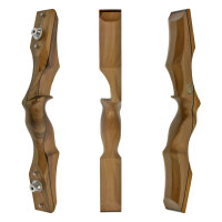 JACKALOPE - Amber Hunter - 60 pollici - 20-50 lbs - Arco ricurvo Take Down