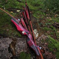 JACKALOPE - Red Beryl Hunter - 60 pollici - 20-50 lbs - Arco ricurvo Take Down