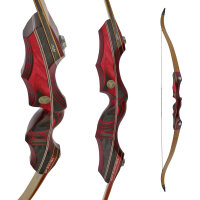 JACKALOPE - Red Beryl Hunter - 60 pollici - 20-50 lbs - Arco ricurvo Take Down