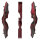 JACKALOPE - Red Beryl Hunter - 60 pollici - 20-50 lbs - Arco ricurvo Take Down