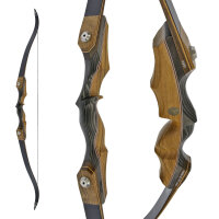 JACKALOPE - Obsidian Hunter - 60 pollici - 20-50 lbs - Arco ricurvo Take Down