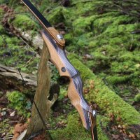 JACKALOPE - Obsidian Hunter - 60 pollici - 20-50 lbs - Arco ricurvo Take Down