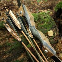 JACKALOPE - Obsidian Hunter - 60 pollici - 20-50 lbs - Arco ricurvo Take Down