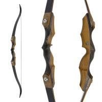 JACKALOPE - Obsidian Hunter - 60 pollici - 20-50 lbs - Arco ricurvo Take Down