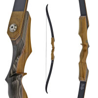 JACKALOPE - Obsidian Hunter - 60 pollici - 20-50 lbs - Arco ricurvo Take Down
