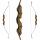 JACKALOPE - Obsidian Hunter - 60 pollici - 20-50 lbs - Arco ricurvo Take Down