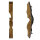 JACKALOPE - Obsidian Hunter - 60 pollici - 20-50 lbs - Arco ricurvo Take Down