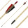 21-25 lbs | Freccia di legno | PICEA - con piume naturali | Spine 25/30 lbs | 28 pollici