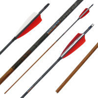 41-55 lbs | [Raccomandazione] Freccia di carbonio | MagnetoSPHERE - con piume naturali | Spine 400 | 32 pollici