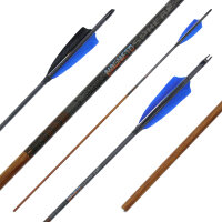 36-40 lbs | [Raccomandazione] Freccia di carbonio | MagnetoSPHERE - con piume naturali | Spine 500 | 32 pollici