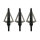 Punta Caccia X-BOW - 3 lame - Confezione da 3