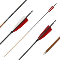 41-55 lbs | [Raccomandazione] Freccia di carbonio | MagnetoSPHERE Slim - con piume naturali - Spine: 400 | 32 pollici