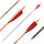 41-55 lbs | Freccia di carbonio | PyroSPHERE Slim - con piume naturali - Spine: 400 | 32 pollici