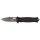 FOX OUTDOOR Klappmesser - Snake - Einhand - schwarz - Metallgriff