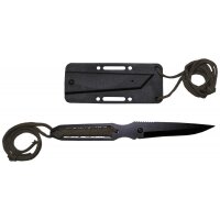 Coltello FOX OUTDOOR - Action II - nero - manico avvolto...