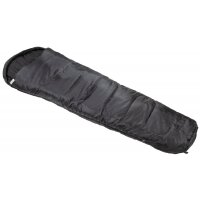 Sacco a pelo a mummia FOX OUTDOOR - nero - imbottitura a...