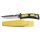 Coltello subacqueo FOX OUTDOOR - giallo-nero - impugnatura in gomma - fodero