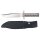 FOX OUTDOOR coltello da sopravvivenza - argento - manico in alluminio - fodero