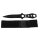 Coltello da lancio FOX OUTDOOR - 2 tagli - nero - fodero