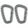 MFH Karabiner - Plastik - foliage - Ø 7 mm x 8,5 cm - 2er Pack