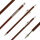 BSW Wood - Dardo balestra in carbonio in look legno - 7,5 pollici - fatto a mano - per Cobra System Adder, R9, R10