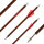 BSW Wood - Dardo balestra in carbonio in look legno - 7,5 pollici - fatto a mano - per Cobra System Adder, R9, R10